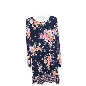 H&M Floral Open Back Dress